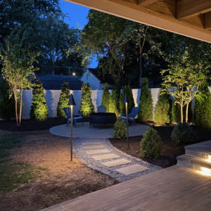 Lights_Steps_back_yard